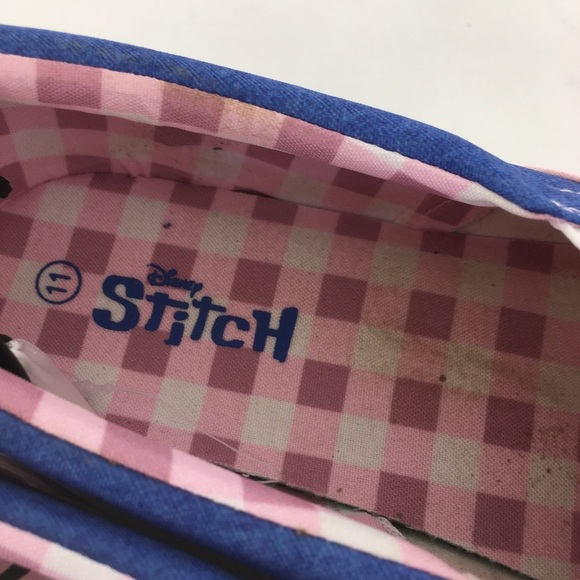 Disney Stitch Low Top Slip-on Sneaker Boat Shoes NEW Women’s Sz 11 Pink Purple - Picture 11 of 14